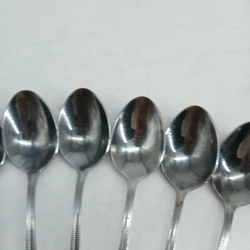 10X Tbsp TOWLE Supreme STUART SHELL Stainless Table Spoons